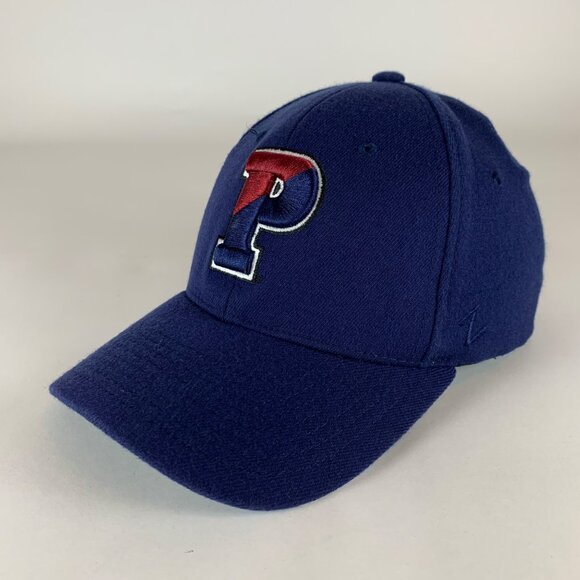 Penn Quakers NCAA Navy Blue Zephyr Stretch Fitted Hat Mens M/L - Picture 1 of 5